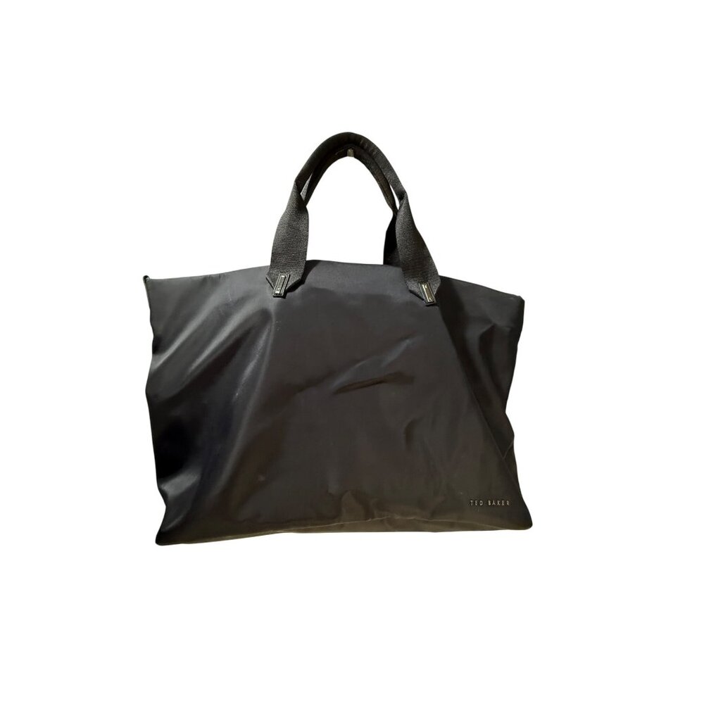 Ted Baker Womens Black Oversized Nylon Tote Bag‎ With Detachable Strap